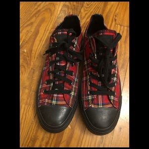 Women’s Red Plaid Converse